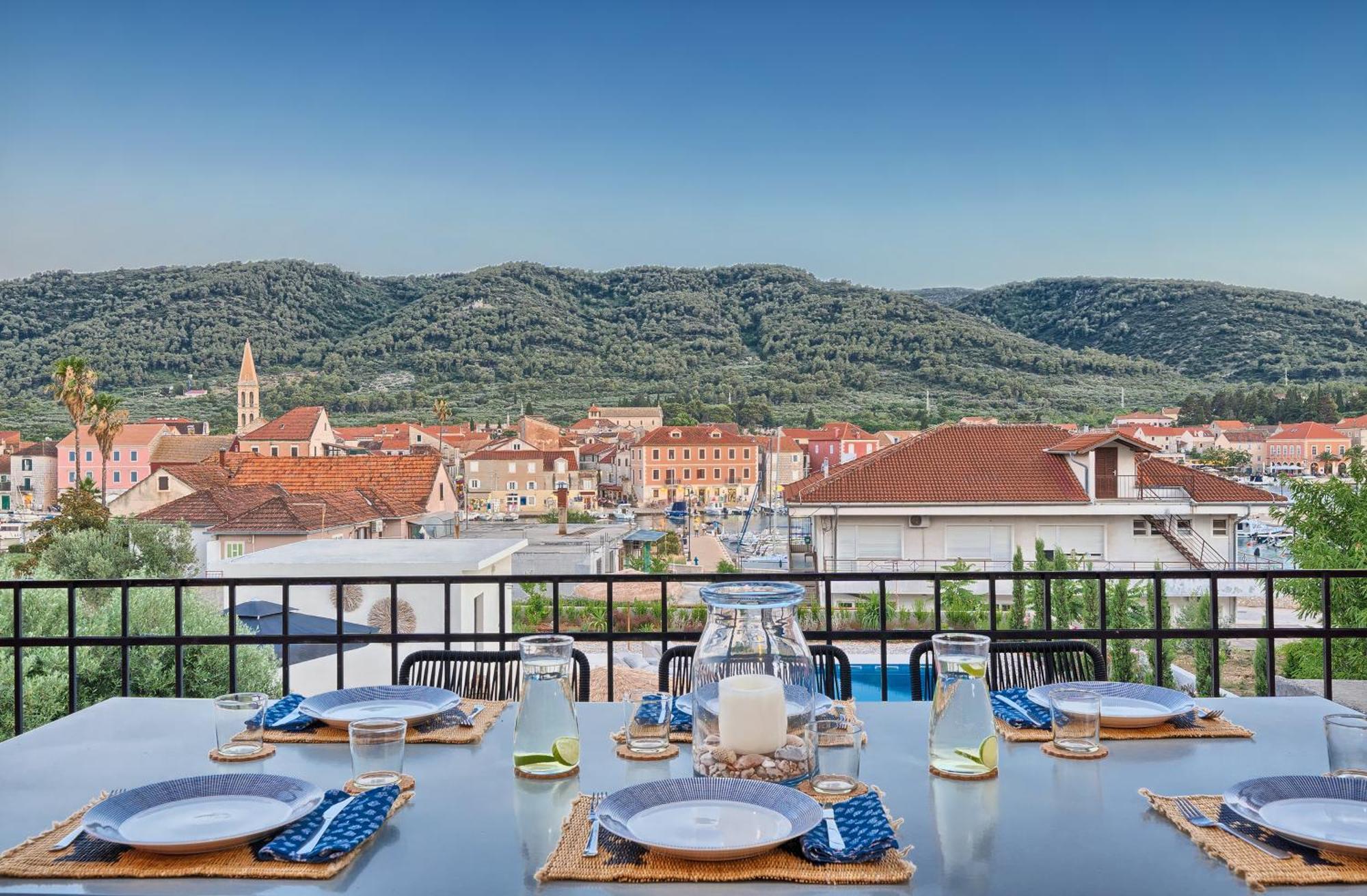 Hvar Luxury Villa And Pool With View In Heart Of Stari Grad Stari Grad  Exterior foto