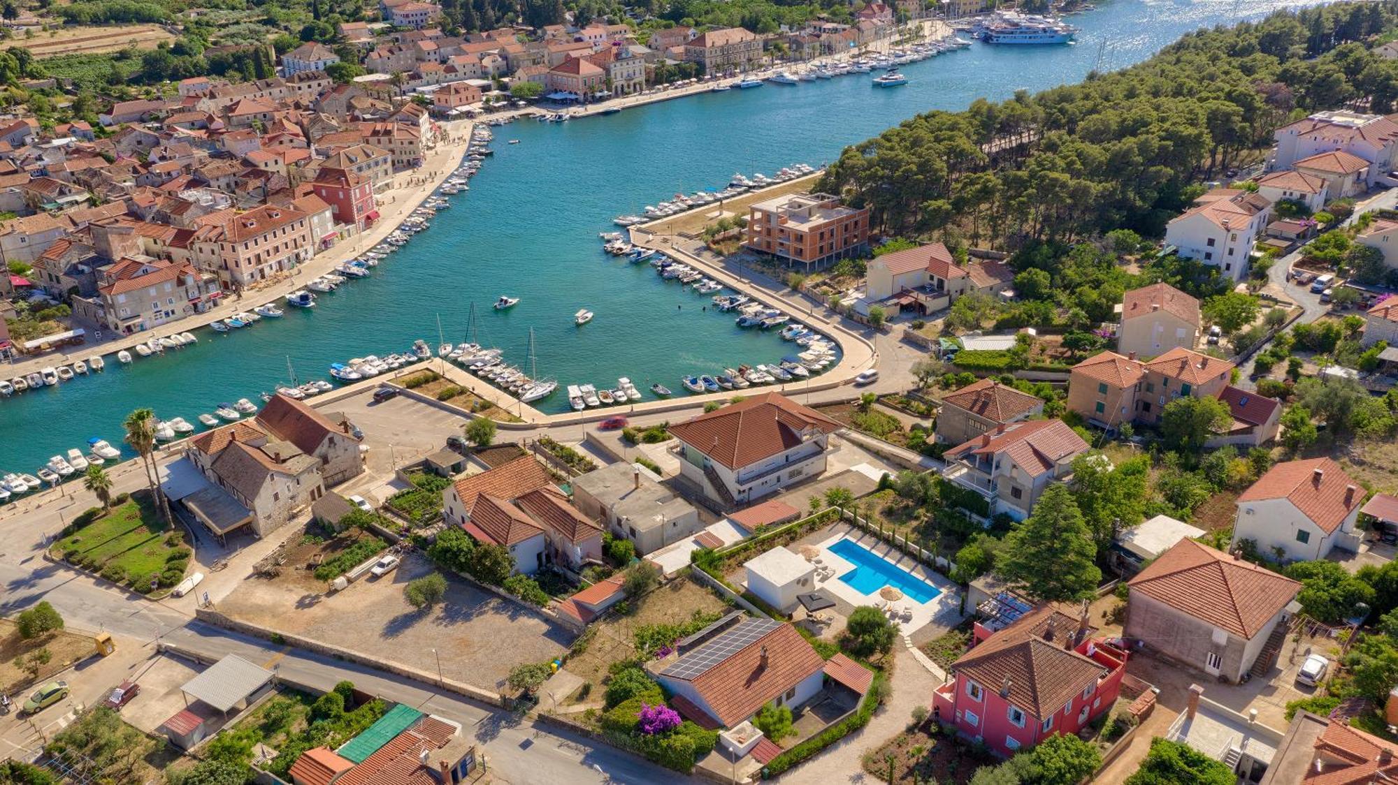 Hvar Luxury Villa And Pool With View In Heart Of Stari Grad Stari Grad  Exterior foto